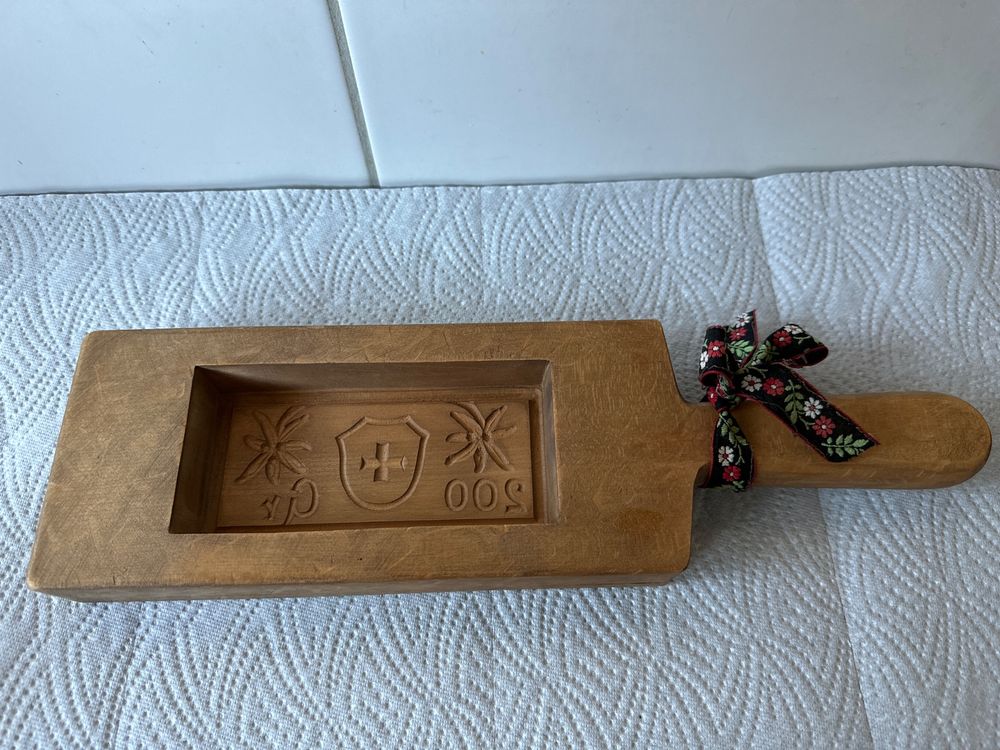 Butter-Model aus Holz für 200 Gramm | Kaufen auf Ricardo
