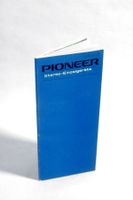 Originaler Katalog: HiFi-Stereo Programm PIONEER, wohl 1972