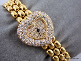 CHOPARD HAPPY DIAMONDS HART 18K & DIAMANTEN REF.535 1 DAMEN