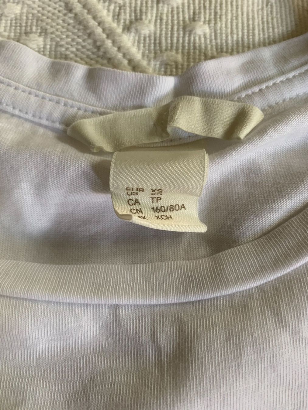 T-shirt: Weisses T-Shirt mit Blusenansatz – Nuovo (secondo la descrizione) da Zürich venduto da p_q7q_nichtraucher 3