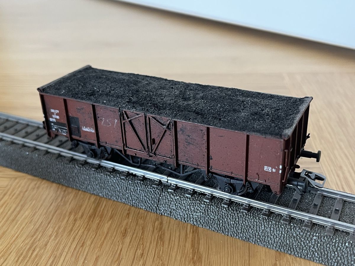 Modellini di ferrovie: Konvolut diverse Güterwagen mit Mängel – Difettoso da Basel venduto da Re620_11627 6