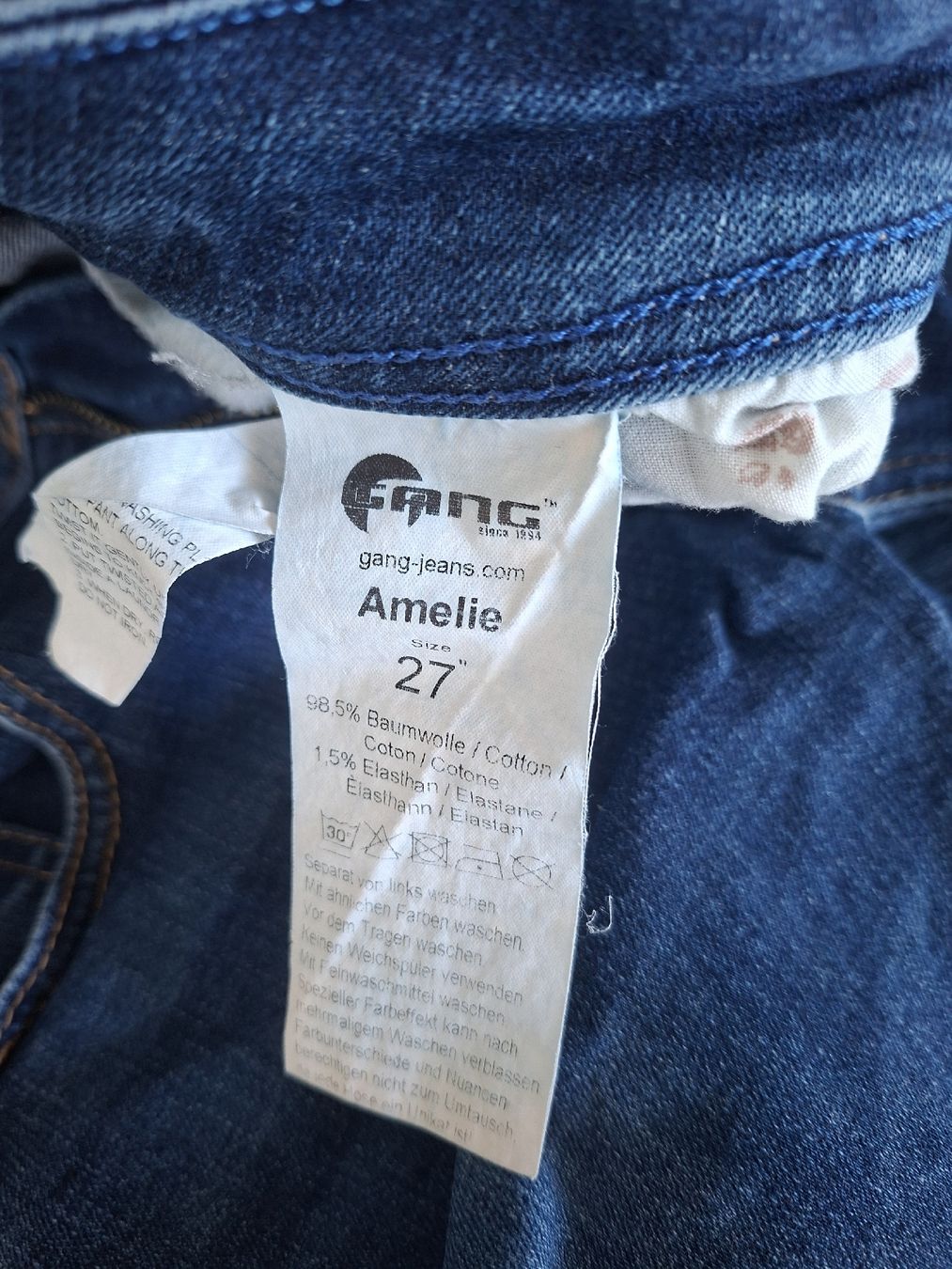 Gang Jeans: Jeans, GANG "Amelie", Grösse 27 – Usato da Rain venduto da pri_k9km 2
