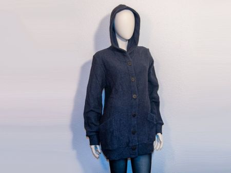 Possum Damen Kapuzenjacke denim L