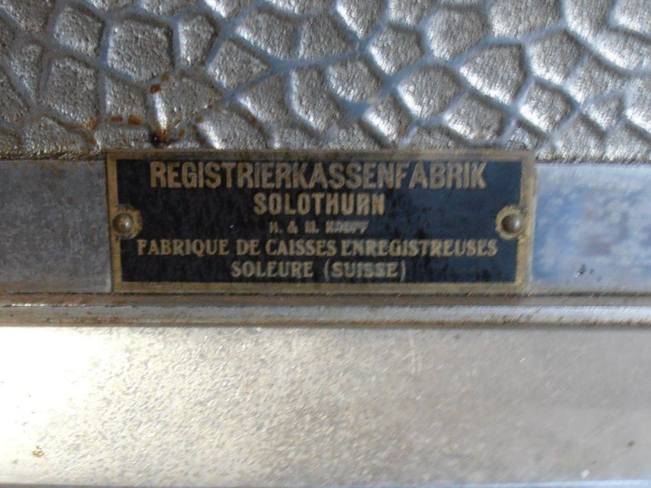 Registratore di cassa: Kassa Soletta ANTIK sehr schwer – Usato da Bischofszell venduto da Museumscafe 4