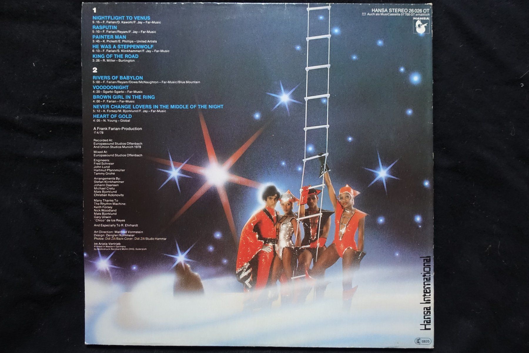 Dischi in vinile: LP Boney M.: Nightflight to Venus, First Pressing – Usato da Gutenswil venduto da Optico 2