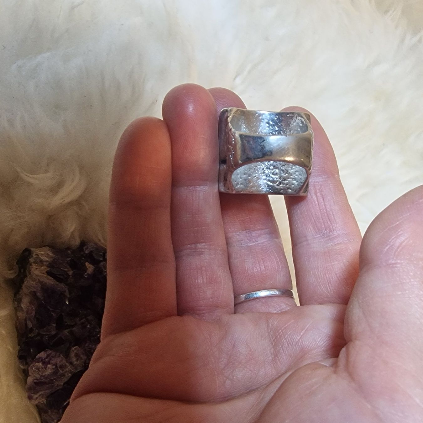 Anelli: Silberring "BIKER" Gr.  (62) massiv, Statement Ring, ... – Usato da Birr venduto da sen_8djr 8