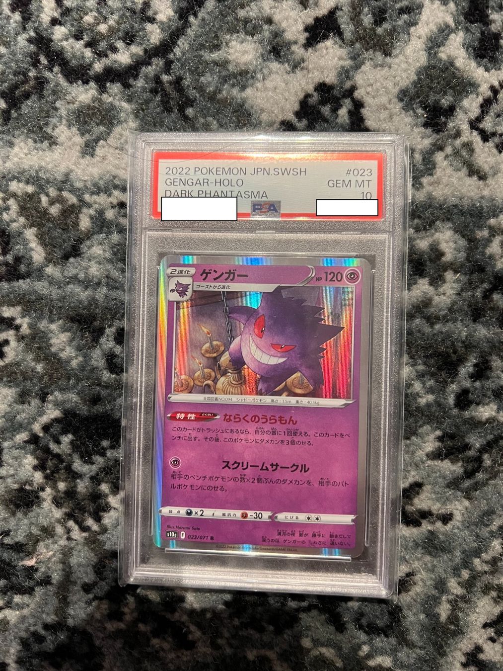 Pokémon Sammelbilder & Trading cards: Gengar Dark Phantasma 023 PSA10 – Gebraucht aus Villmergen von Rigiflitzer