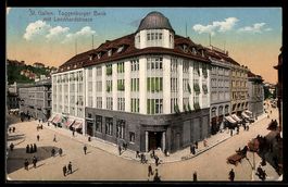 AK St. Gallen, Toggenburger Bank mit Leonhardstrasse