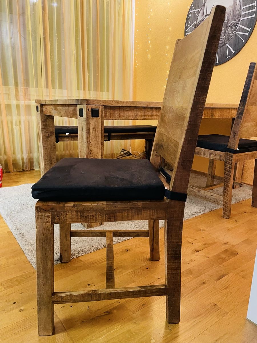 Mömax Tischset: Esstisch Set 2 Stühlen / 1 Sitzbank – Gebraucht aus Fehraltorf von Alexandra076 5