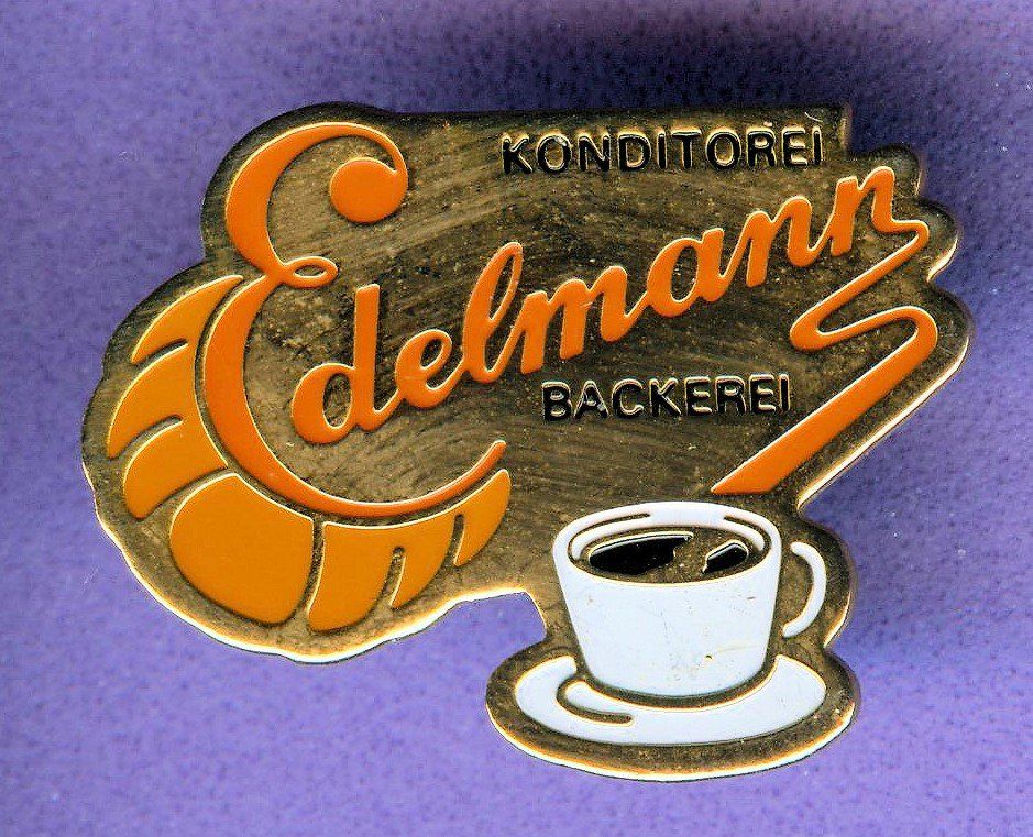 Placchette & Badge: Bäckerei-Konditorei  Edelmann – Usato da Winterthur venduto da Sammleroase