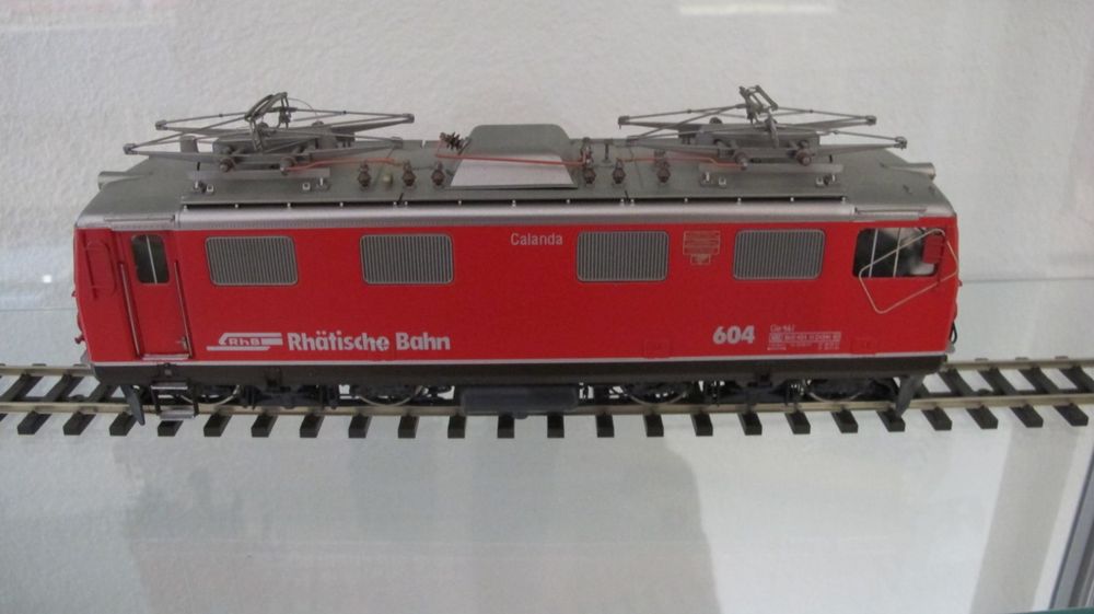 RhB E-Lok Lemaco Ge 4/4 Calanda rot Kat. No. 0m-004/2 in OVP (Gebraucht ...