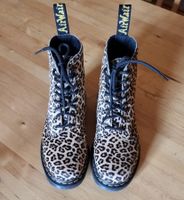 Dr. Martens Leopardenmuster Stiefel, Grösse 39, NP CHF 260.-