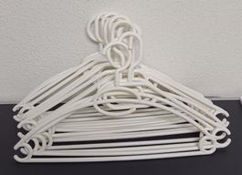 LOT AN 15 *KLEIDERBÜGELN* WEISS / B: 44CM