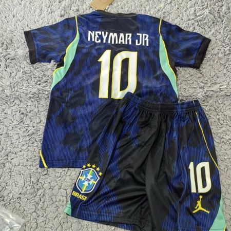 Neymar Jr. Brasil Kinder Fussball Trikot Set Gr. 128cm WM 26