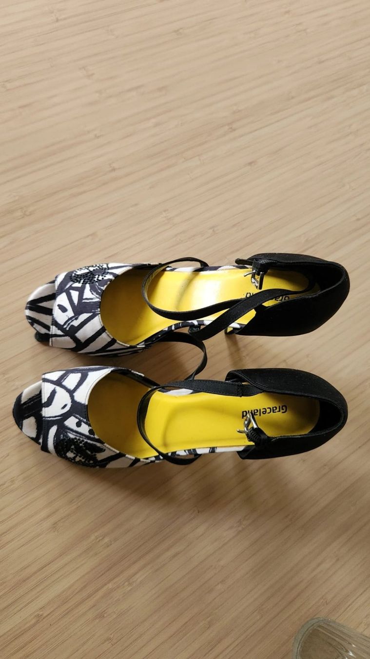 Graceland Damenschuhe: Elegante High Heels Gr. 39 schwarz weiss – Neu (gemäss Beschreibung) aus Zürich von syl_bhd2 3