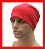 Beanie Mütze Kappe Cap ROT RED ROUGE Winterkappe Hut dünn