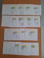 14 versch. FDC Automatenharken Bund 2.1.81