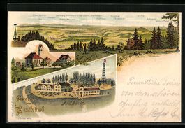 Litho Hinweil, Kirche in Hinweil, Panora