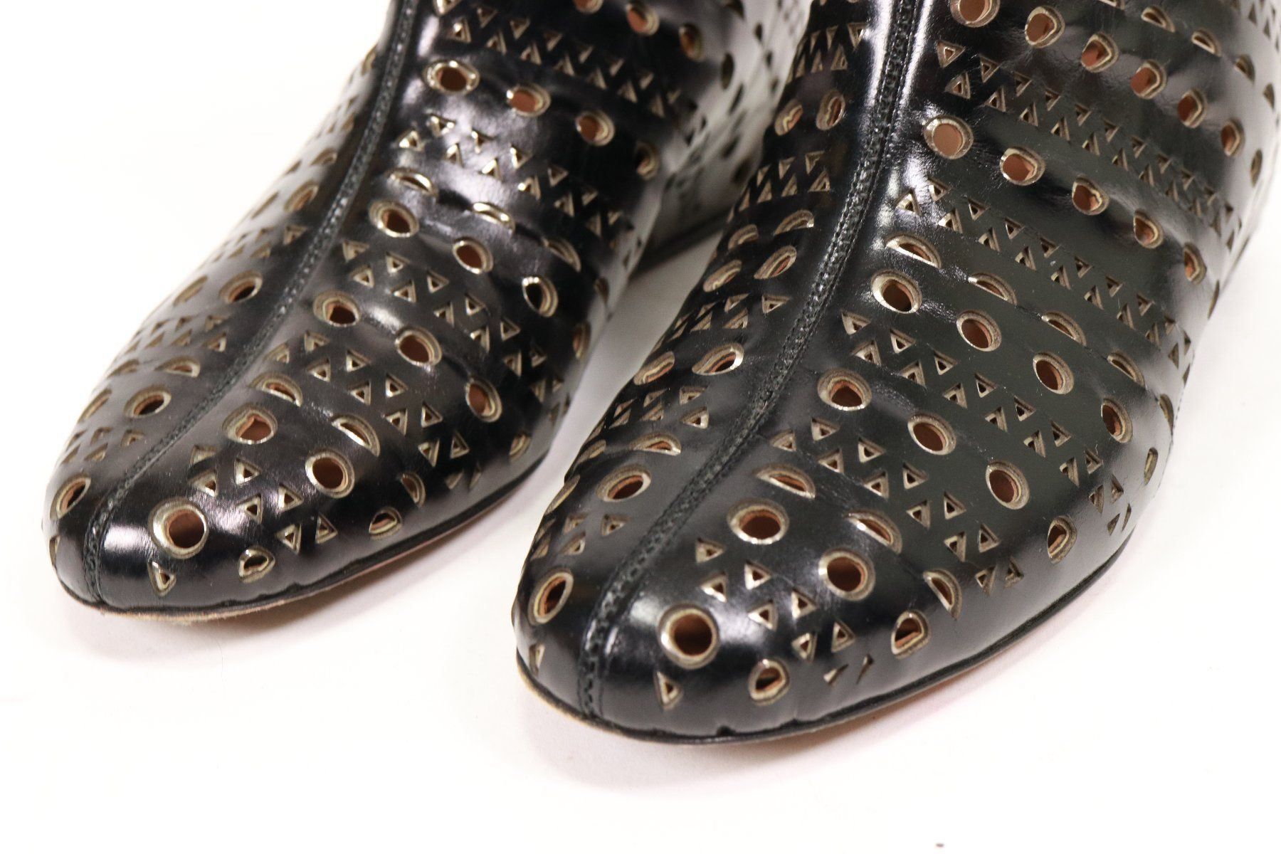 Alaia Damenschuhe: Azzedine Alaïa Schwarz Stiefeln - Gr.37 – Gebraucht aus Hombrechtikon von BAZ-Vintage 6