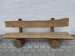 Holzbank massiv Gartenbank