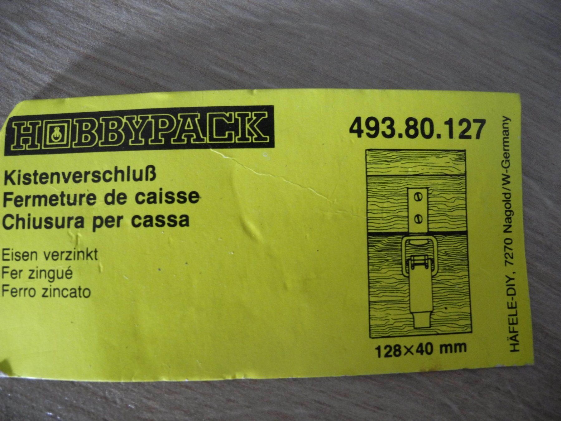 Quincaillerie: 2 STÜCK KISTENVERSCHLUSS – Neuf (Voir description) à Reinach AG par Huckleberrysix 3