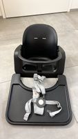 Stokke Hochstuhl Sitzschale mit Tisch schwarz gebraucht