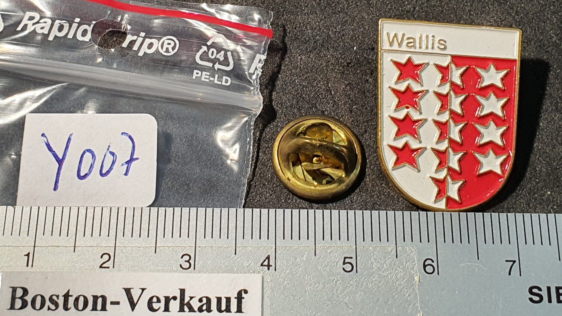 Plaquettes & Badges: Y007 - Wappen Kanton Wallis Valais – D'occasion à Reinach BL par Boston-Verkauf 1