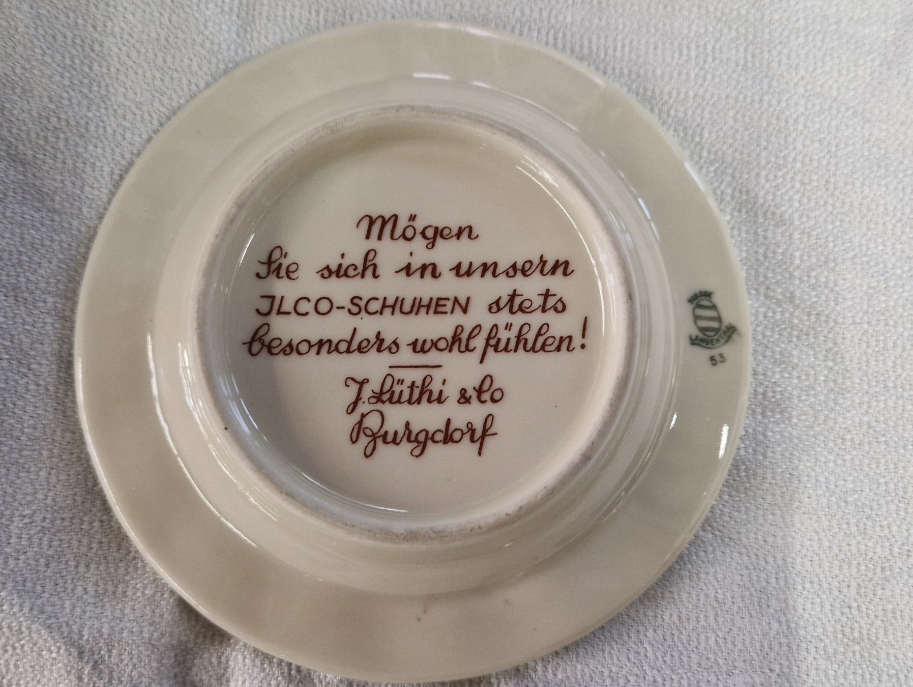 Aschenbecher: LANGENTHAL ASCHENBECHER – Gebraucht aus Bilten von Mic2022 1