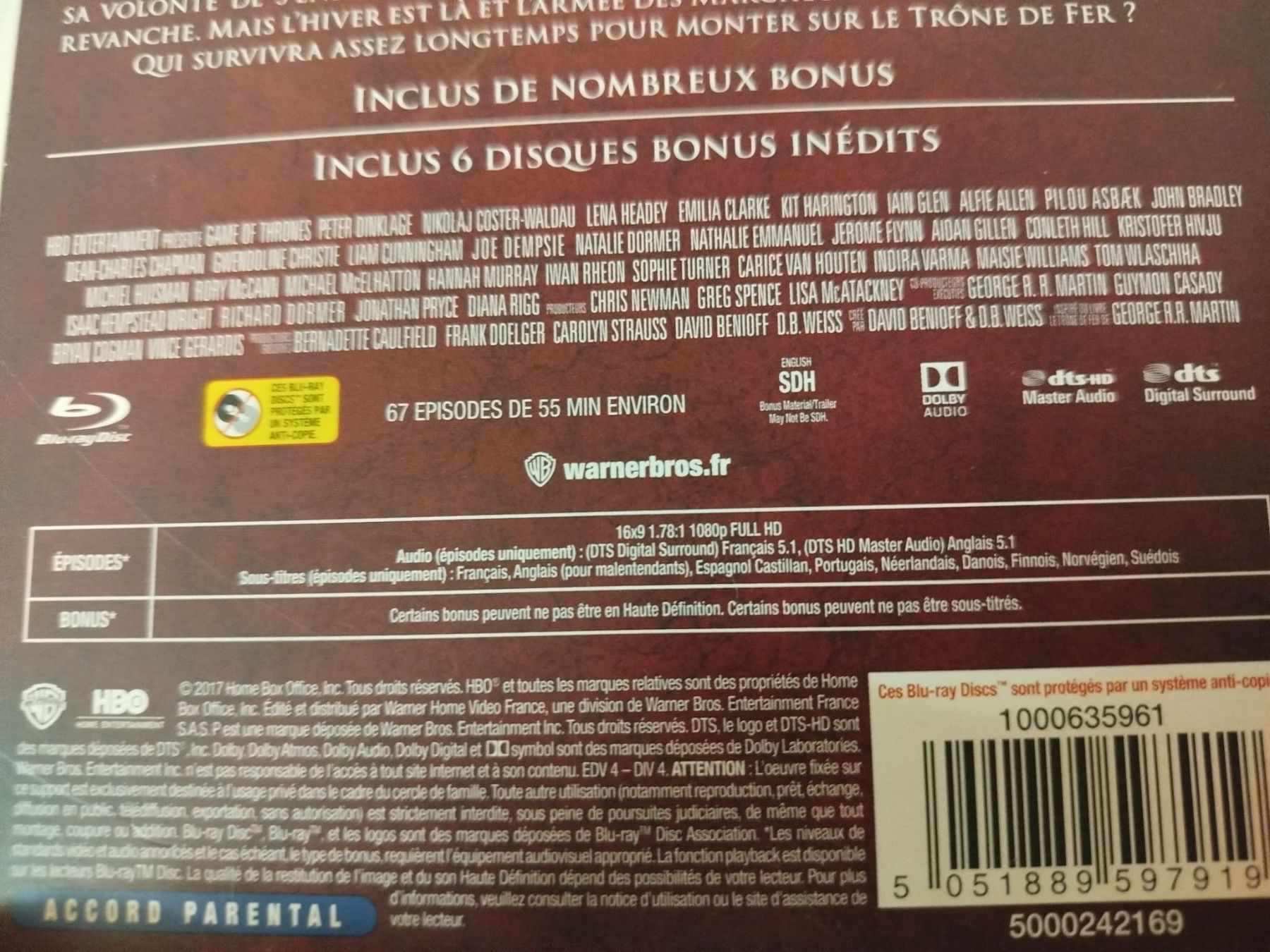Alle DVDs: Game of Thrones Blu-ray – Gebraucht aus La Chaux-de-Fonds von Emmaus2300CDF 3