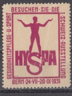 Alle Briefmarken: Vignette Bern Hyspa 1931 – Gebraucht aus Bürglen TG von StampGraf