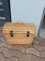 Antiker Weiden Koffer super deko stück für Oldtimer