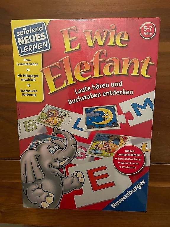 Ravensburger Spiele: E wie Elefant Buchstaben Spiel – Neu und originalverpackt aus Liestal von esi79