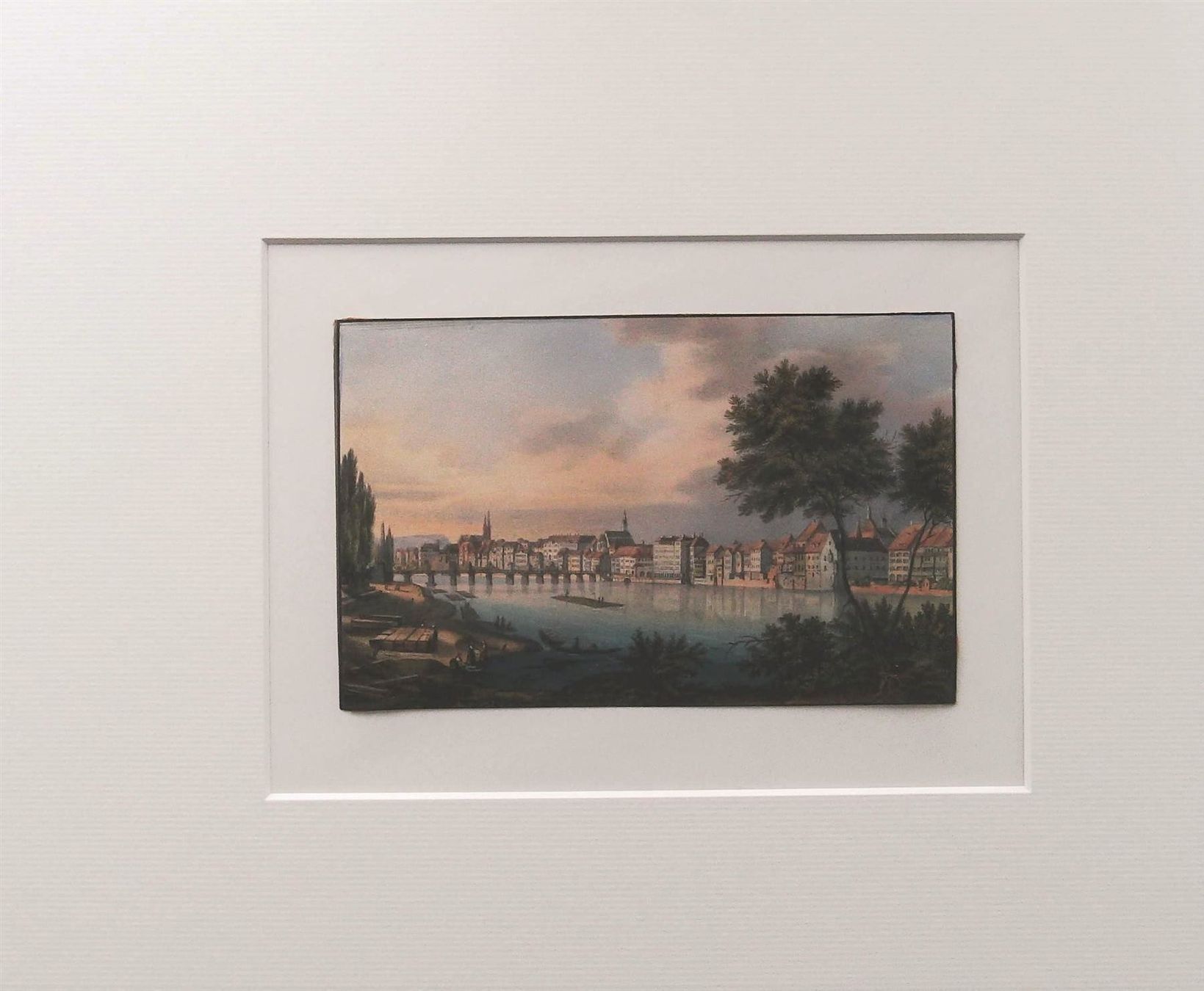 Incisioni: Basel altkolorierte Lithographie selten – Usato da Rafz venduto da Helvet32 1