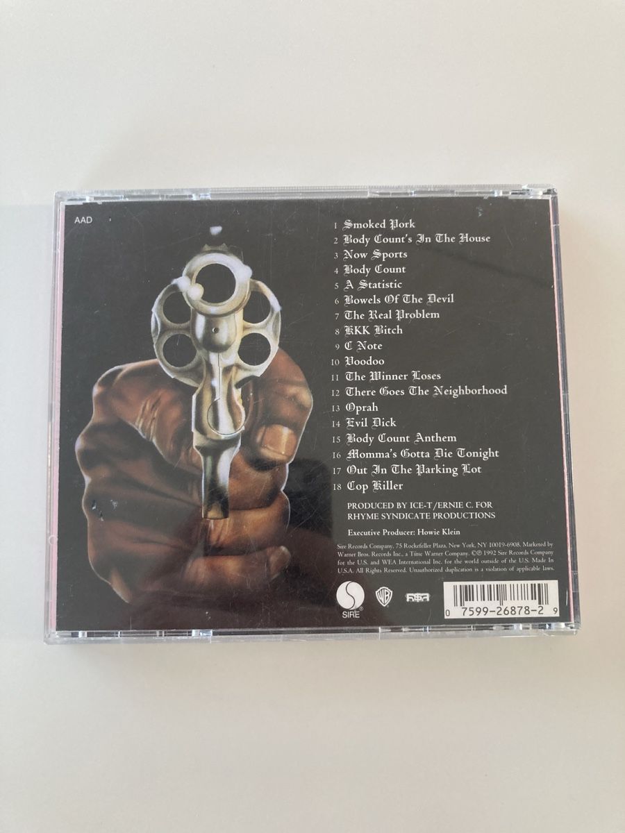 CD: Body Count - Cop Killer - CD - Original Erstausgabe – Usato da Mörschwil venduto da Appenzell2 1