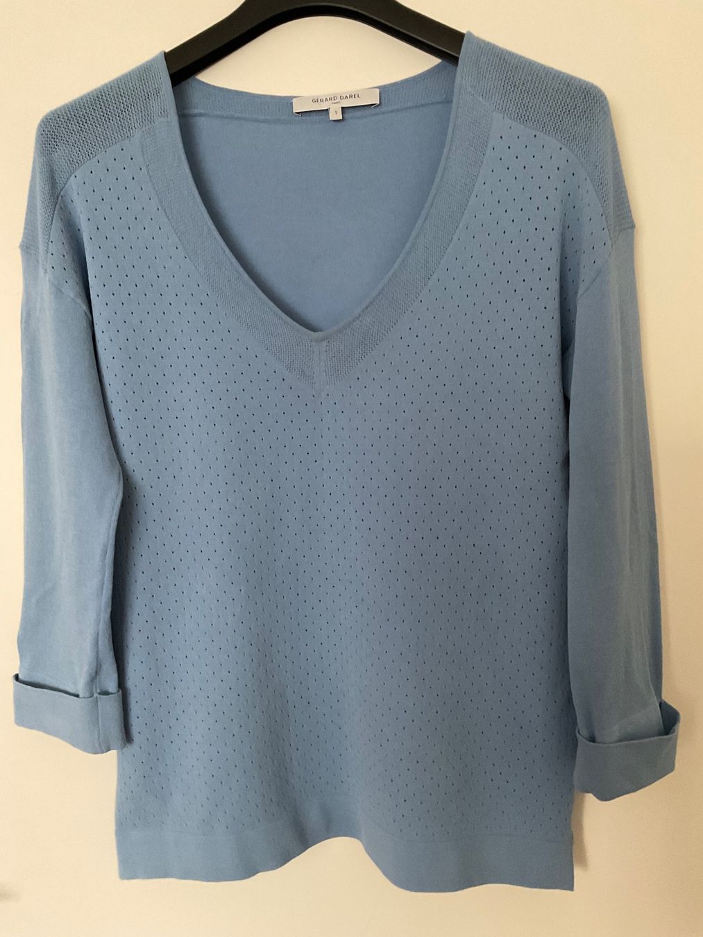 Gérard Darel Maglioni & Felpe: Gerard Darel Paris oversize Pullover Gr 36/S (1) hellblau – Usato da Urdorf venduto da alda02 1