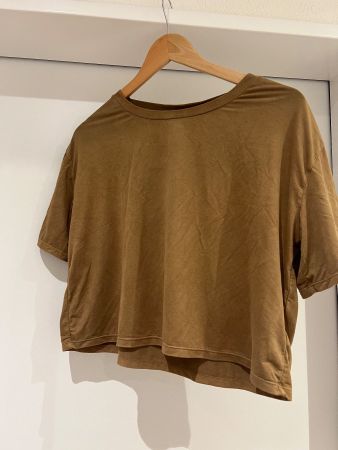 Braunes T-Shirt, Top Zustand, Grösse M, Kurzarm Shirt