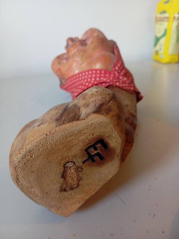 Figuren: Krienser Holzfigur "Charakterkopf" – Gebraucht aus Basel von Petergunn 2