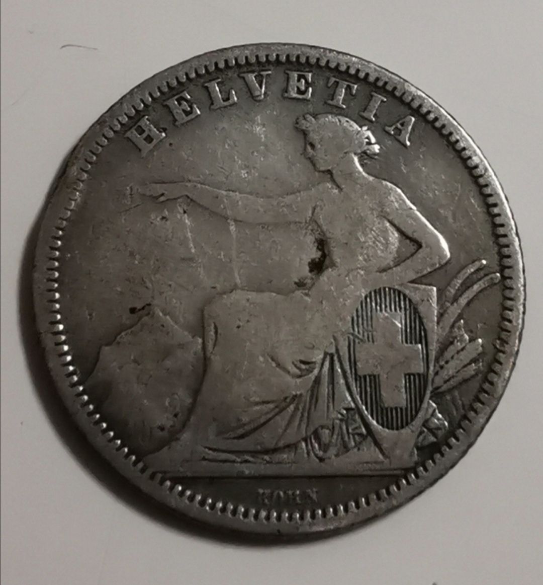Alle Münzen: 1 Franken 1861 Silber – Gebraucht aus Zürich von turbopuz 1