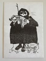 Werner Hofmann Holzschnittdruck - Schwein 76