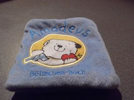 Baby - Stoffbuch Amadeus hellblau