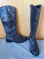 Damen Leder Stiefel Gr.39 (40) Marella Schlange