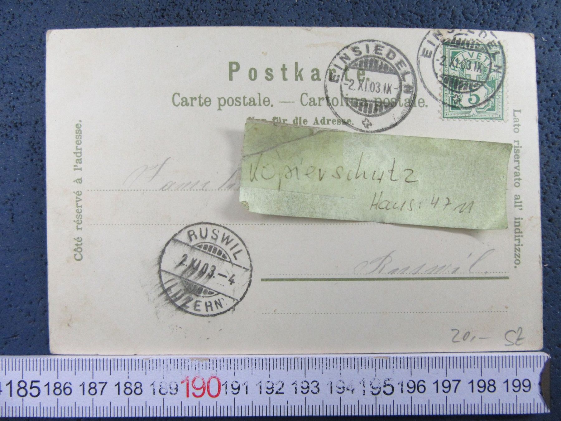Cartoline postali: EINSIEDELN 1903 KLOSTER PROCESSION GNADEN-MUTTER LITHO SZ AK – Usato da Ettingen venduto da Hausi4711 1