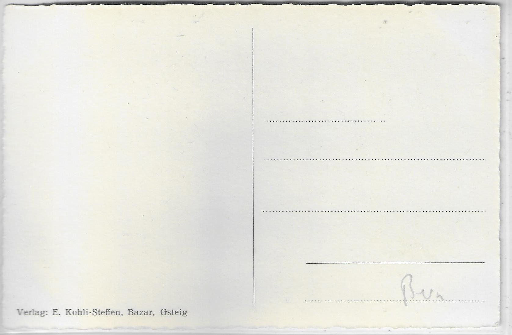 Cartoline postali: Gsteig und Oldenhorn – Usato da Ettingen venduto da Kartenplanet 1