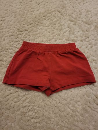 Sommerliche, rote Shorts, Grösse 80, Top Zustand!