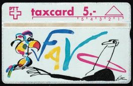 Taxcard 105F_13343 Favo 5 Fr ungebraucht