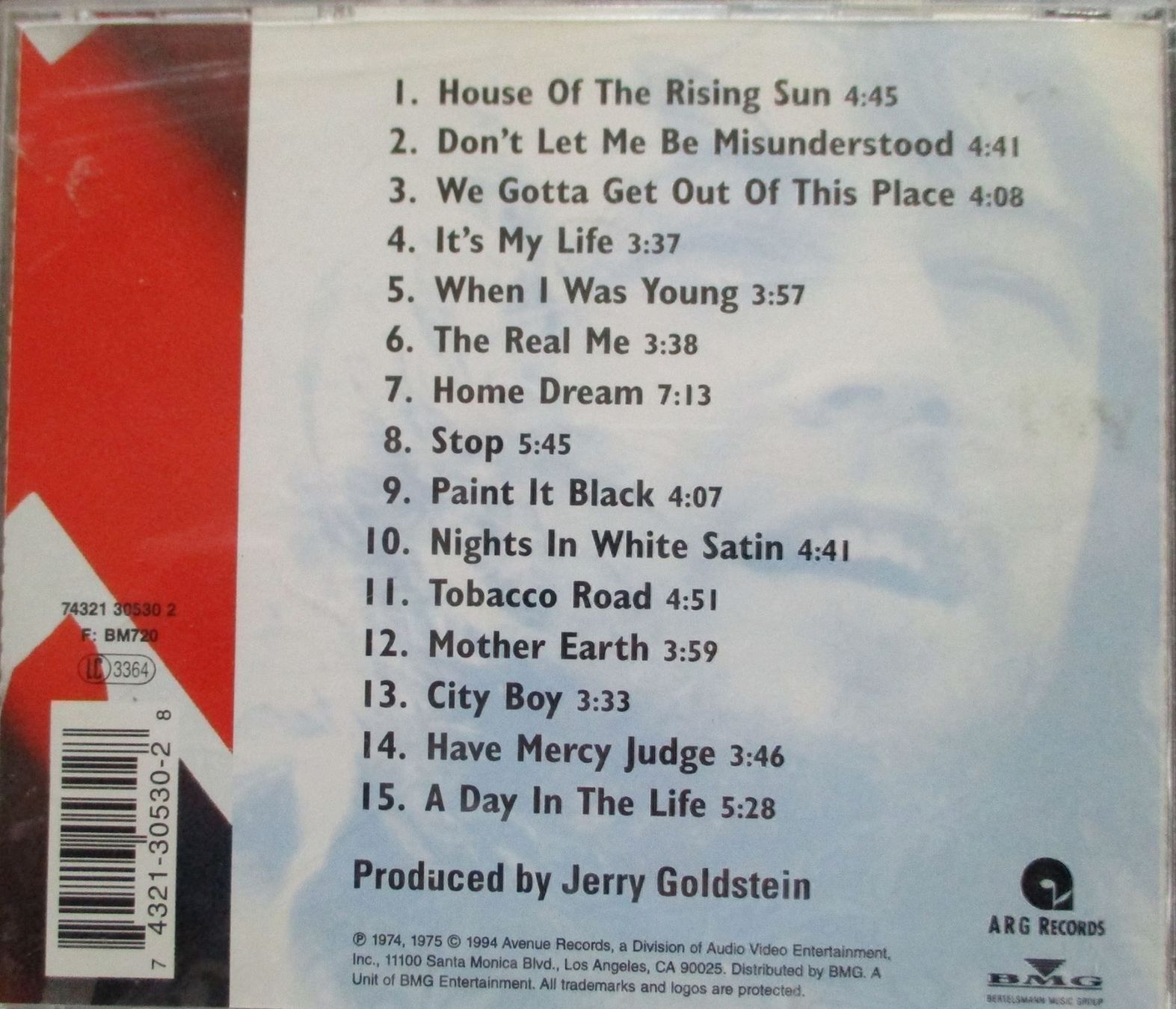 CDs: Eric Burdom / CD – Gebraucht aus Flumenthal von novbra 1