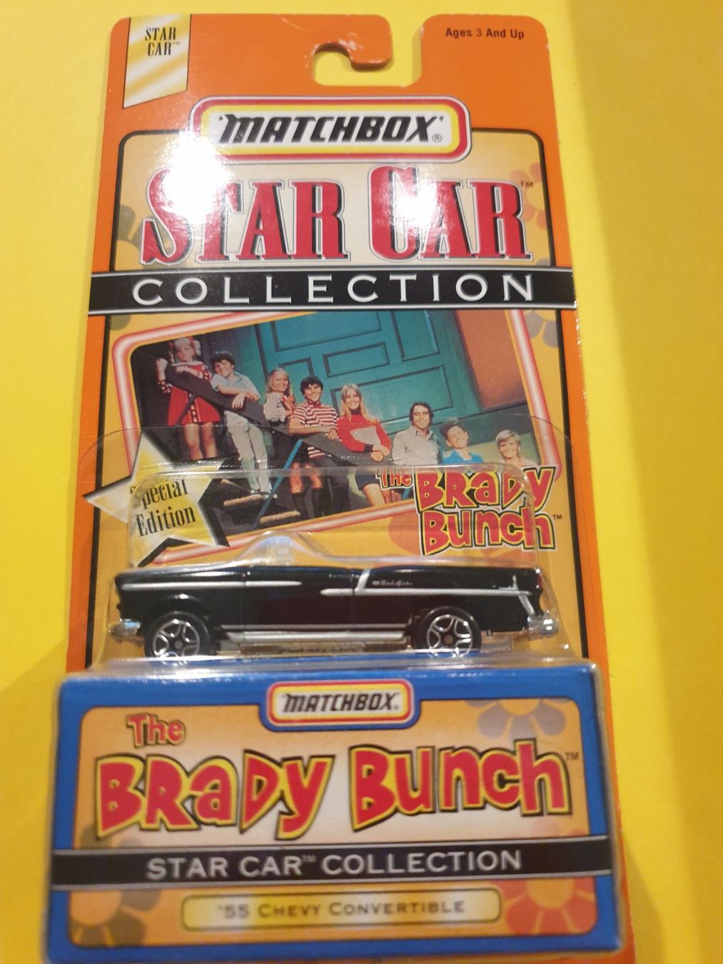 Matchbox Modellini d'auto: Matchbox '55 CHEVY CONVERTIBLE – Nuovo e nell'imballaggio originale da Oftringen venduto da Rotor 1