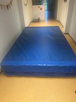 Gebrauchte Matte blau/grau