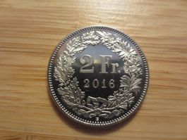 2 Franken Stück 2016