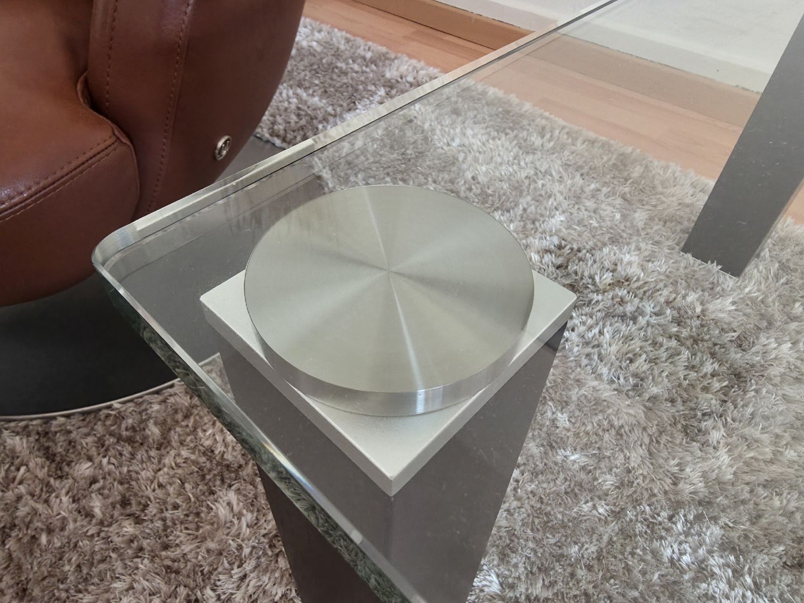 Tables: Couchtisch / Salontisch aus Glas – D'occasion à Schaffhausen par onetheroad2017 3